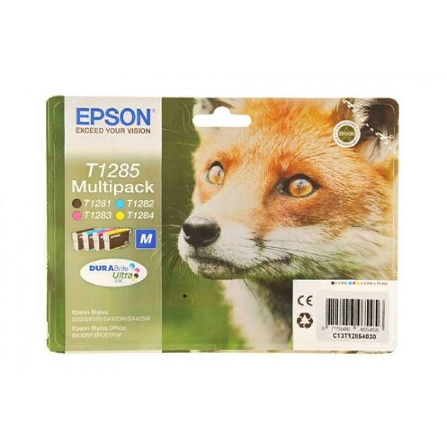 Cartouche d encre Epson Pack Renard T1285 4 couleurs DARTY Réunion