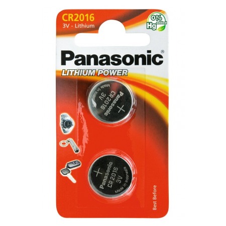 Pile Panasonic PILSP CR-2016 X2 - DARTY Réunion