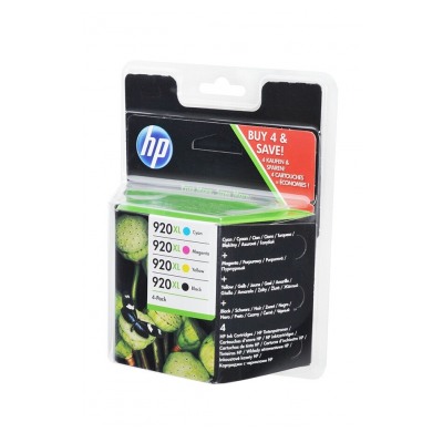 Hp 920 XL PACK NOIR + 3 COULEURS (C2N92AE)