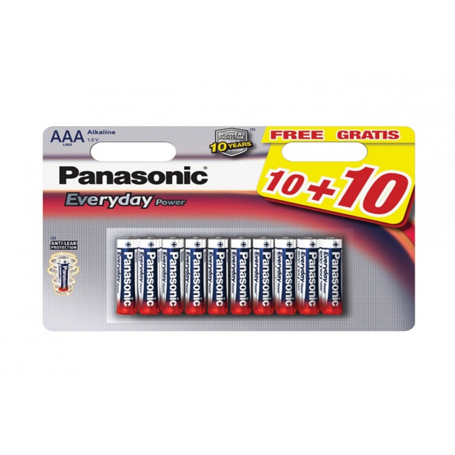 Panasonic LR03 AAA Every Day Power 10+10