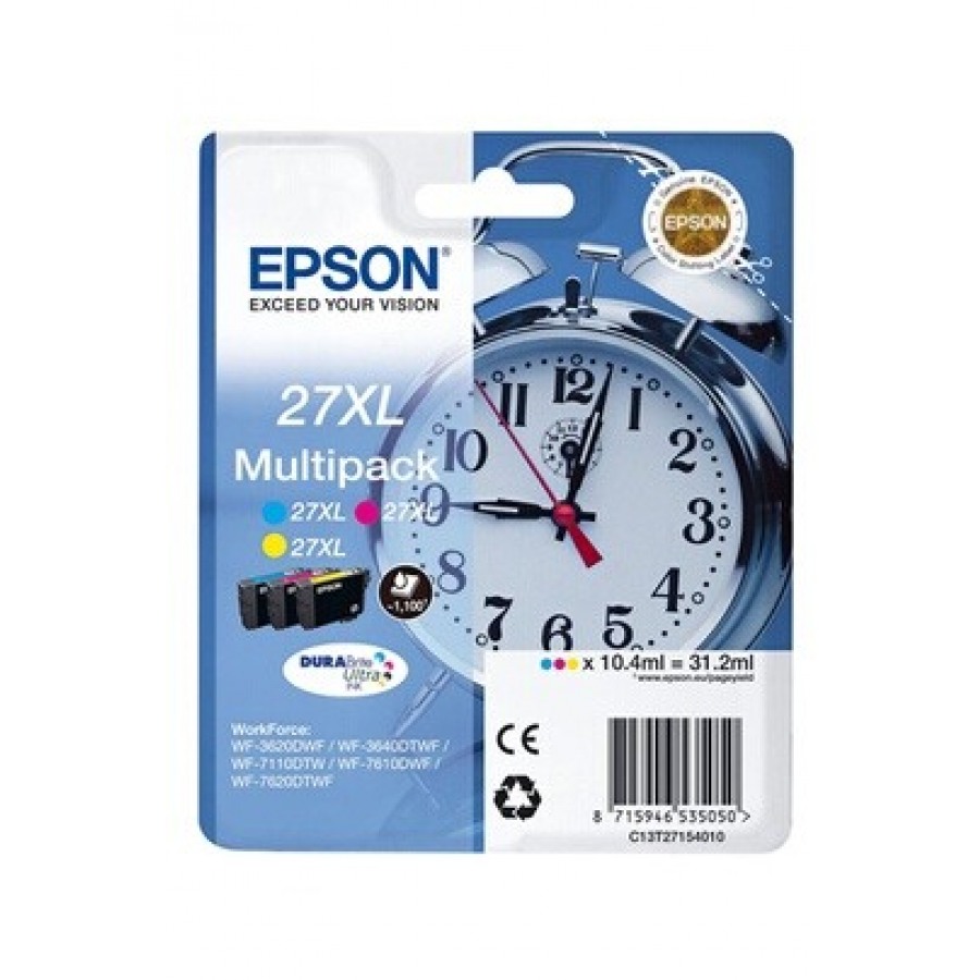 Epson Pack Reveil T2715 XL 3CL