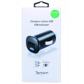 Temium CHARGEUR ALLUME CIGARE USB NOIR