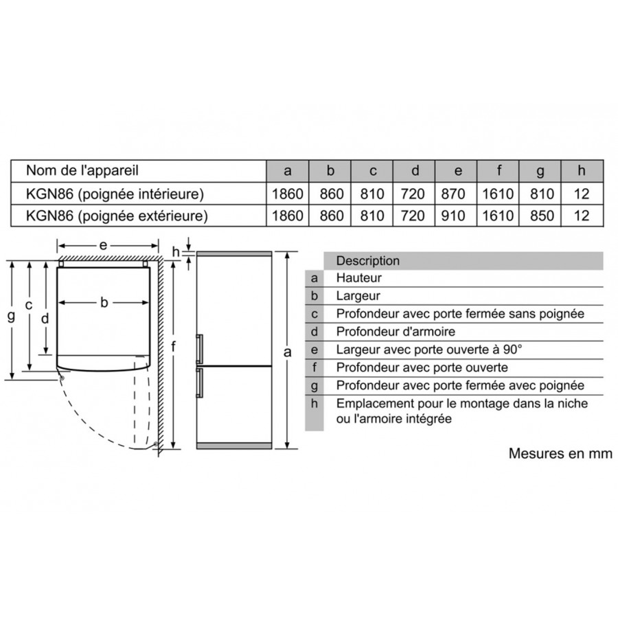 Bosch KGN86AI4P n°10