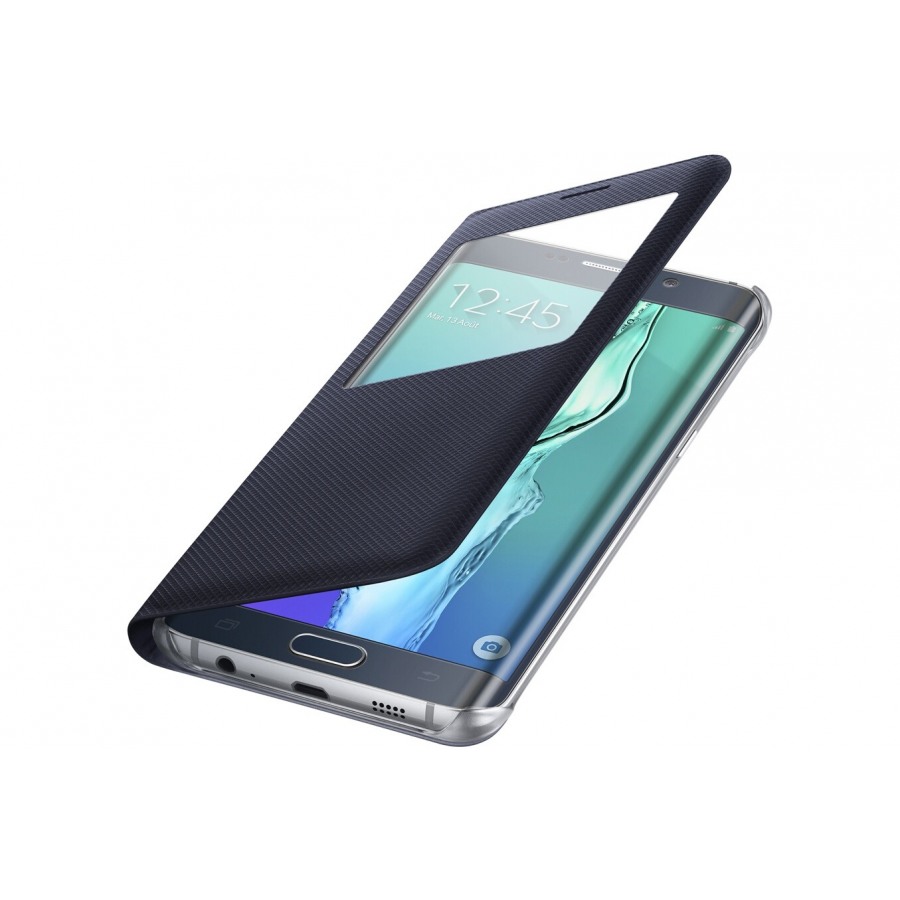 Samsung ETUI S VIEW COVER NOIR POUR GALAXY S6 EDGE + n°2