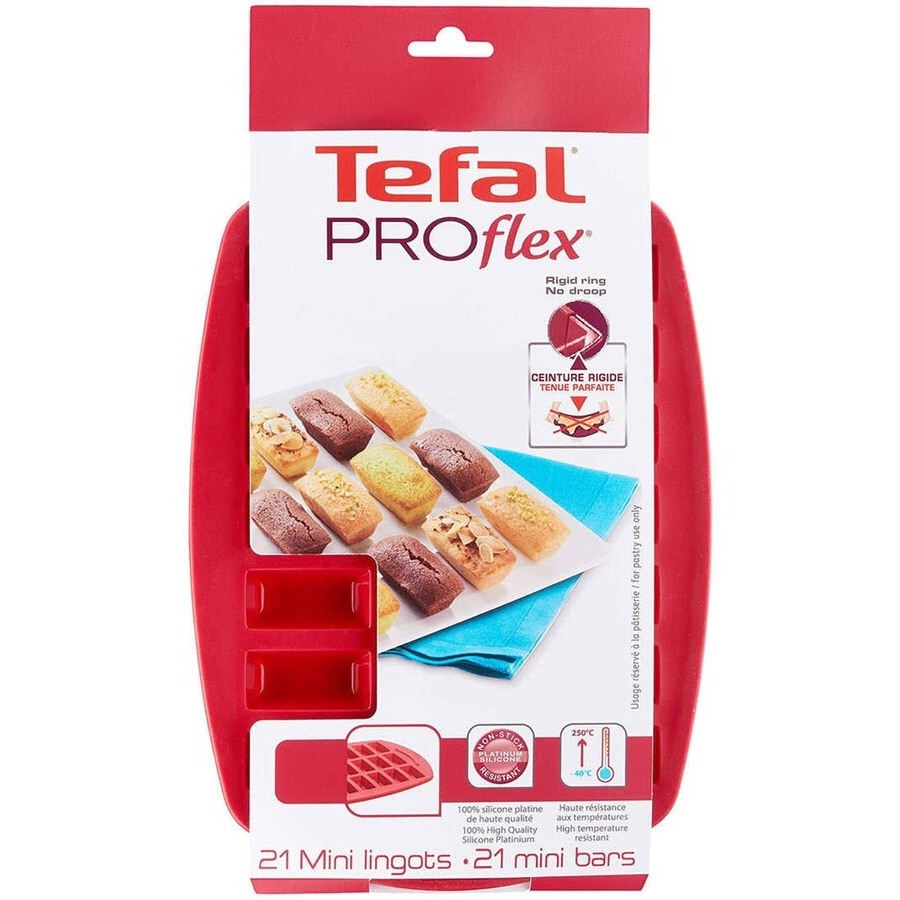 Ustensile De Cuisine Tefal PROFLEX FRAMBOISE 21 MINI LINGOTS DARTY 