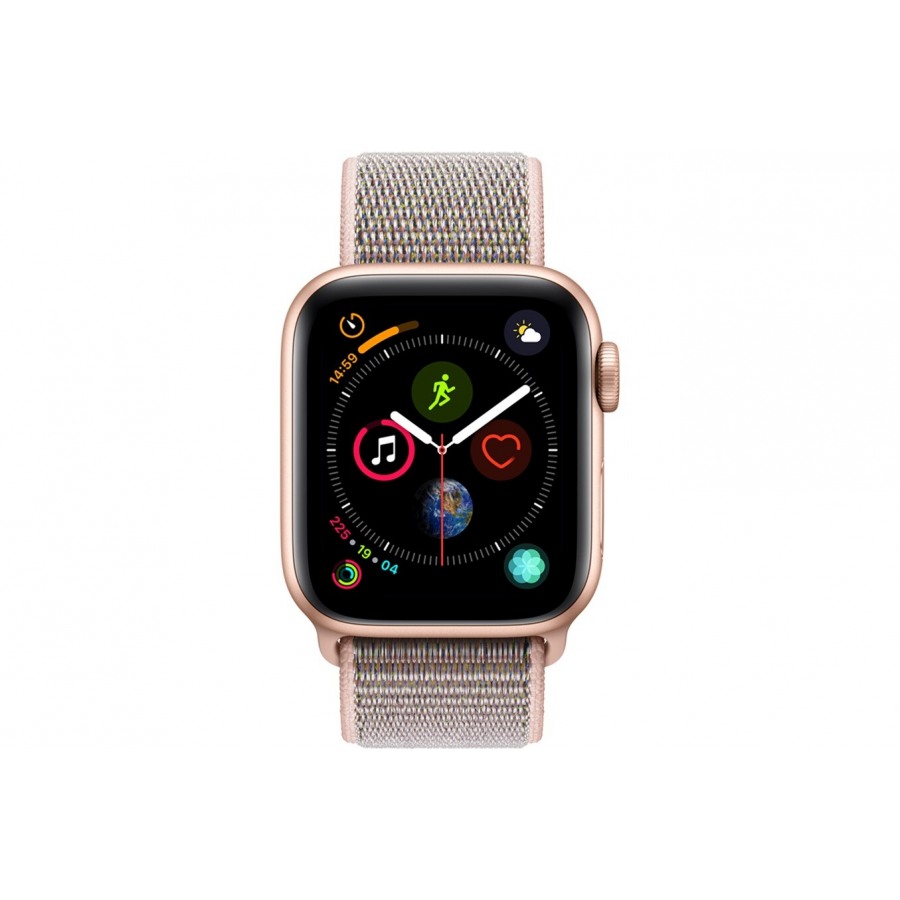 Apple Watch Série 4 GPS 40mm Boîtier en aluminium or avec Boucle Sport rose des sables n°2