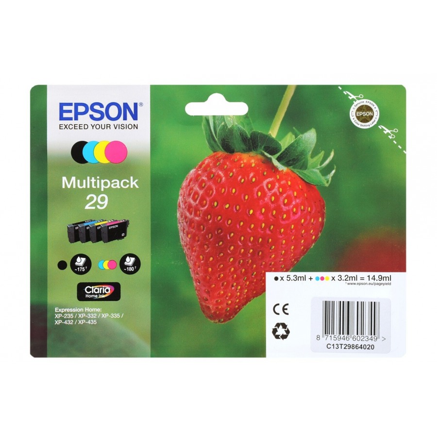 Epson Pack Fraise T2986 4CL