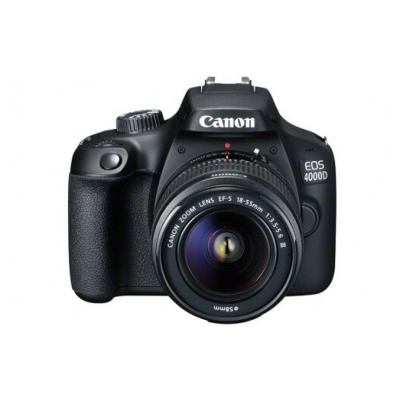 Canon EOS 4000D Noir + EF-S 18-55 mm f/3.5-5.6 III
