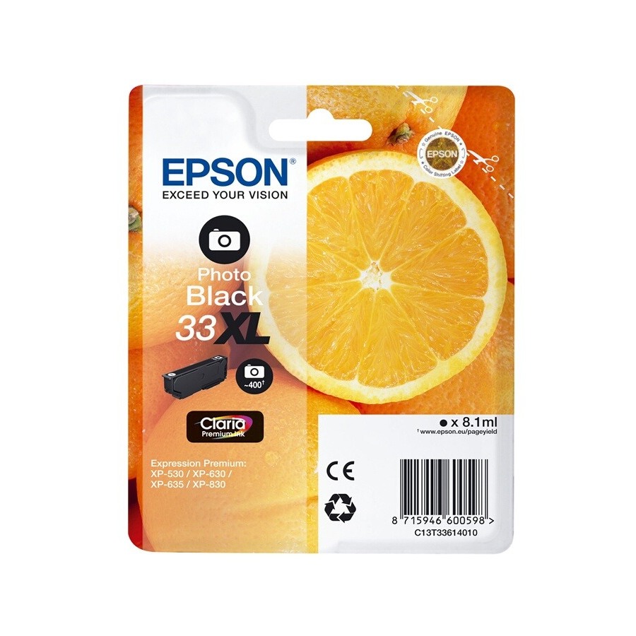 Epson ORANGE T3361 Noir Photo XL n°1