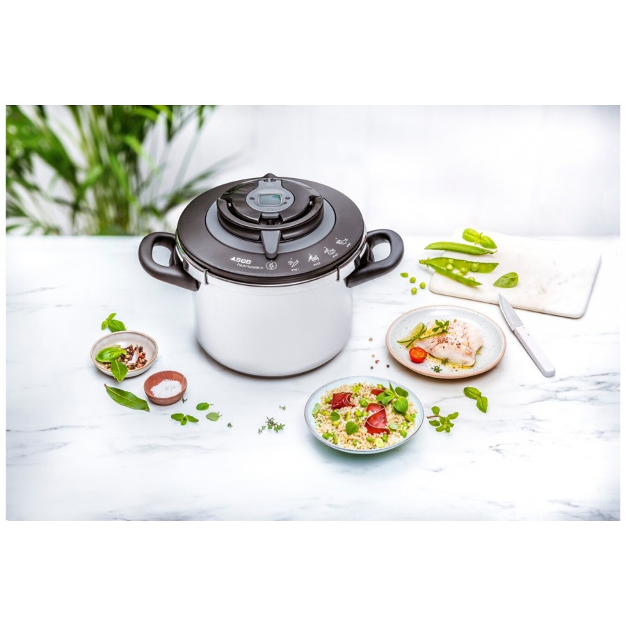 Seb NUTRICOOK+ COCOTTE MINUTE 8 LITRES INOX INDUCTION n°2