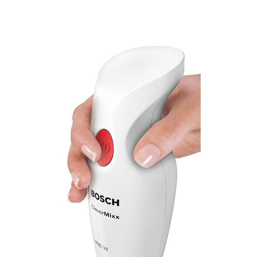 Bosch BOSCH - Mixeur plongeant CleverMixx - blanc - 400W - pied plastique - 1 vitesse - bol mixeur n°2