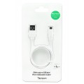 Temium CABLE PLAT MICROUSB BLANC