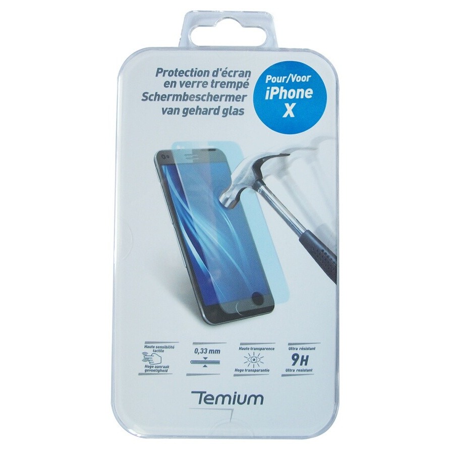 Protection écran smartphone Temium PROTECTION D'ECRAN EN VERRE