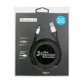 Temium CABLE LIGHTNING 1.2 M NOIR