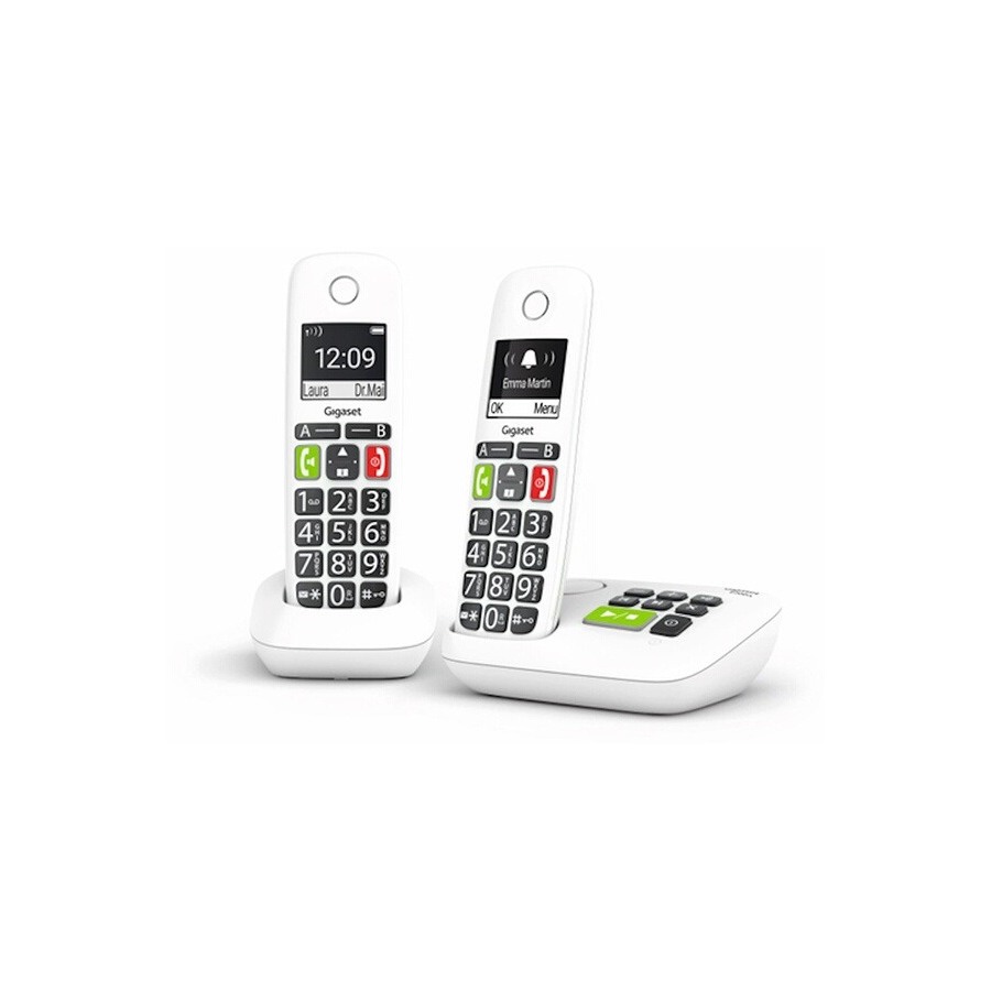 Gigaset E200A DUO BLANC GROSSES TOUCHES