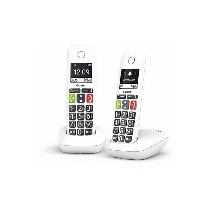 Téléphone sans fil GIGASET E290A Duo Blanc