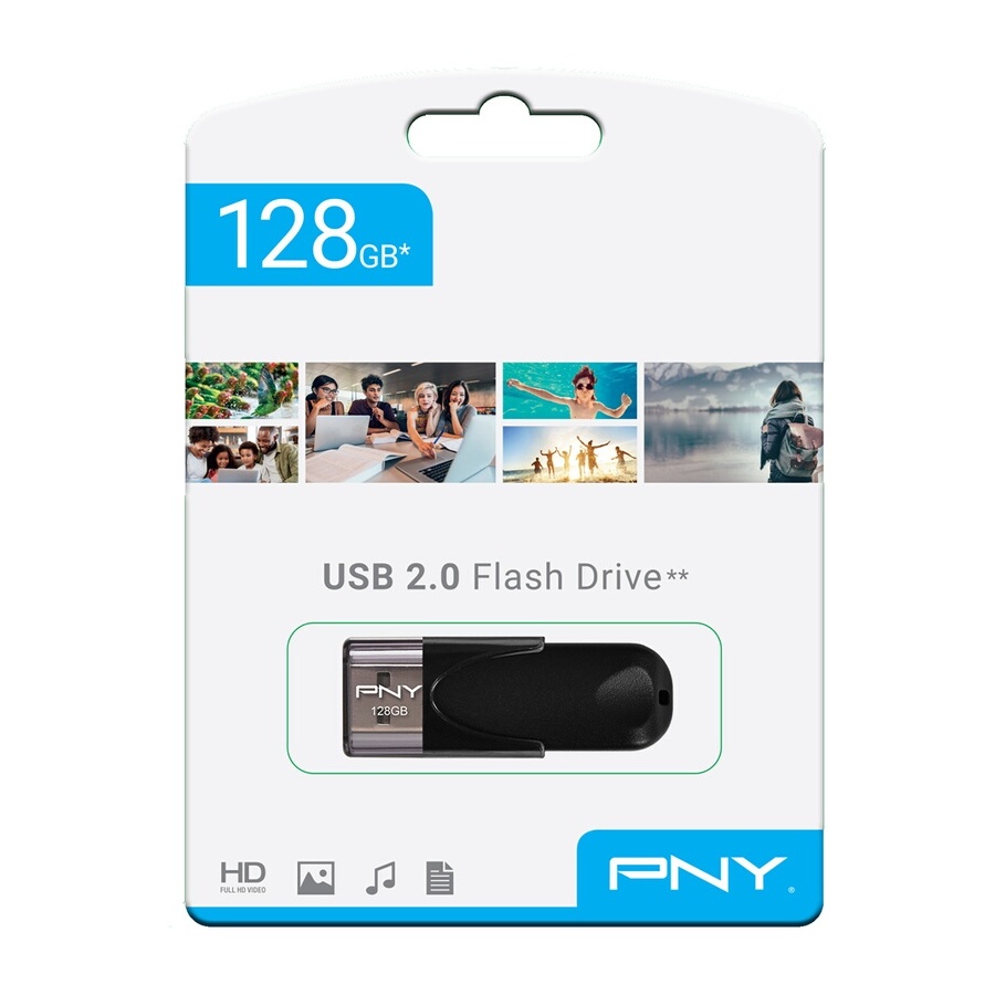 Pny FD 128GB ATTACHE4 USB2   BLACK n°2
