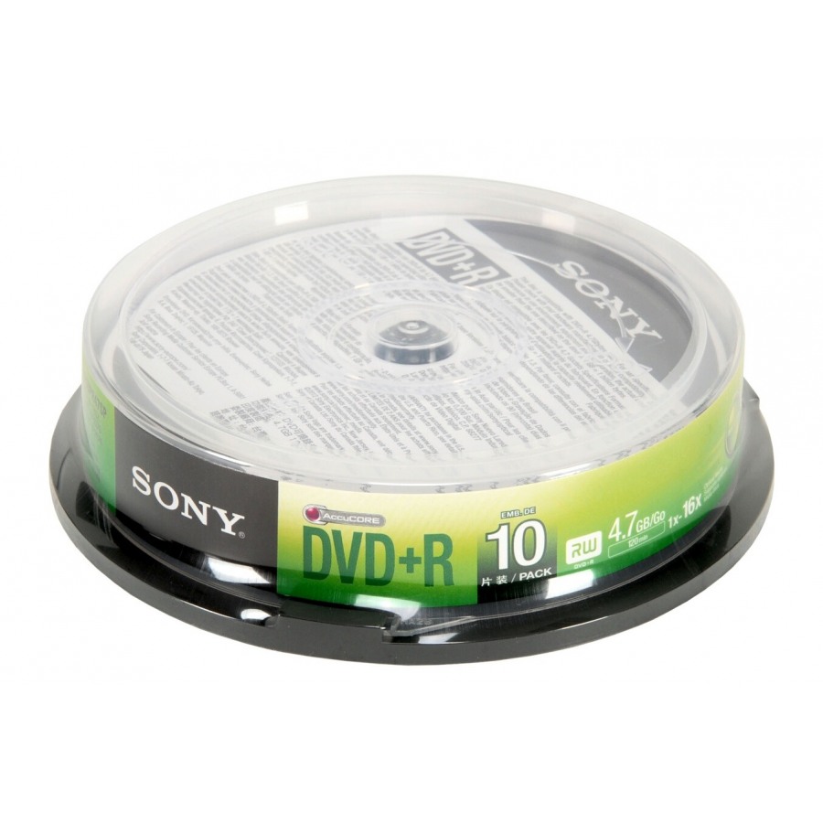 Sony DVD+R 4,7 16X SPINDLE X10