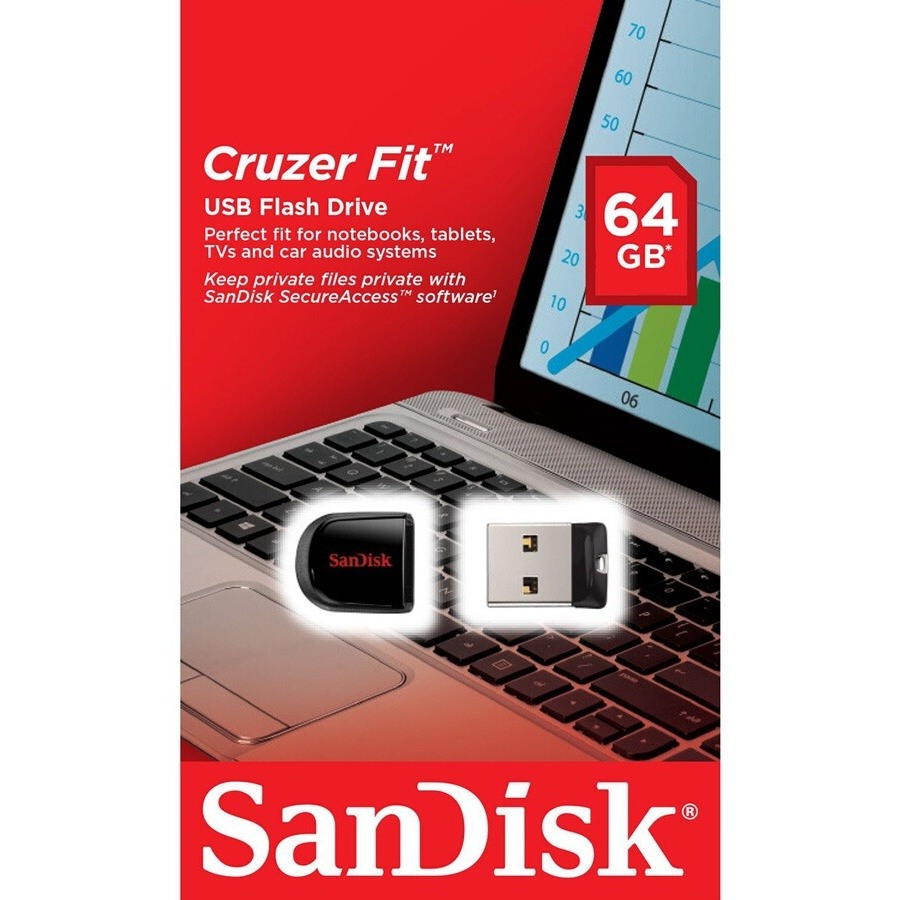 Sandisk CRUZER FIT 64 GO USB 2.0 n°1