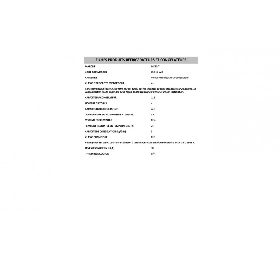 Indesit LR8 S1 W B n°11