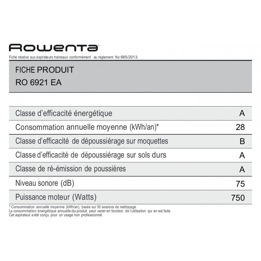 Rowenta RO6921EA X-TREM POWER CYCLONIC n°5