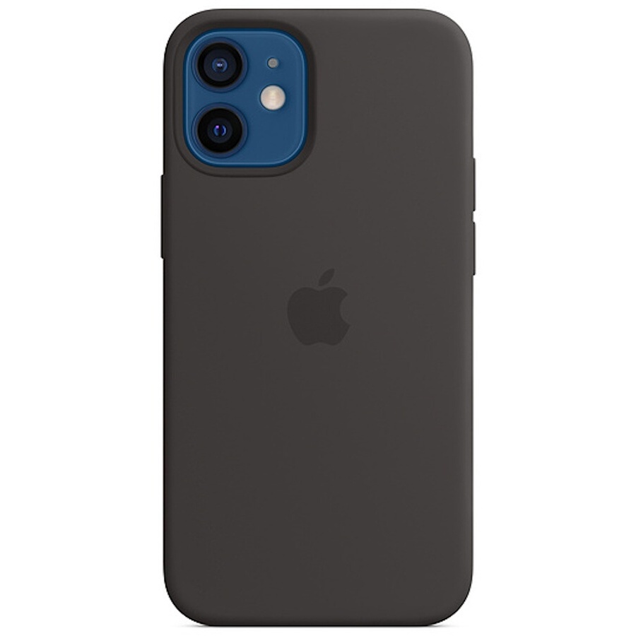 Apple Coque en silicone MagSafe pour iPhone 12 et 12 Pro - Black