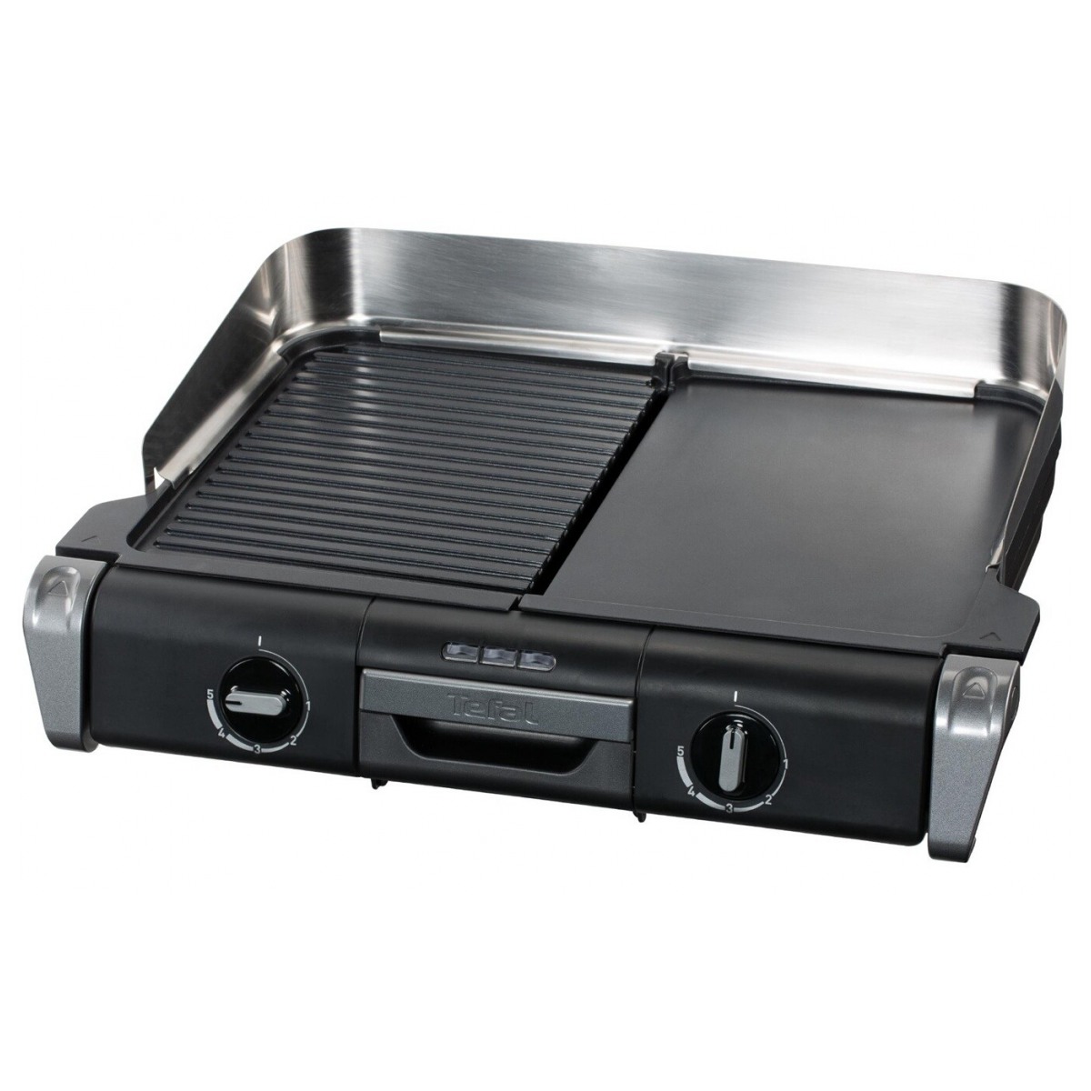Barbecue Tefal TG80414 Family Flavor Grill 2 en 1 Table DARTY Réunion