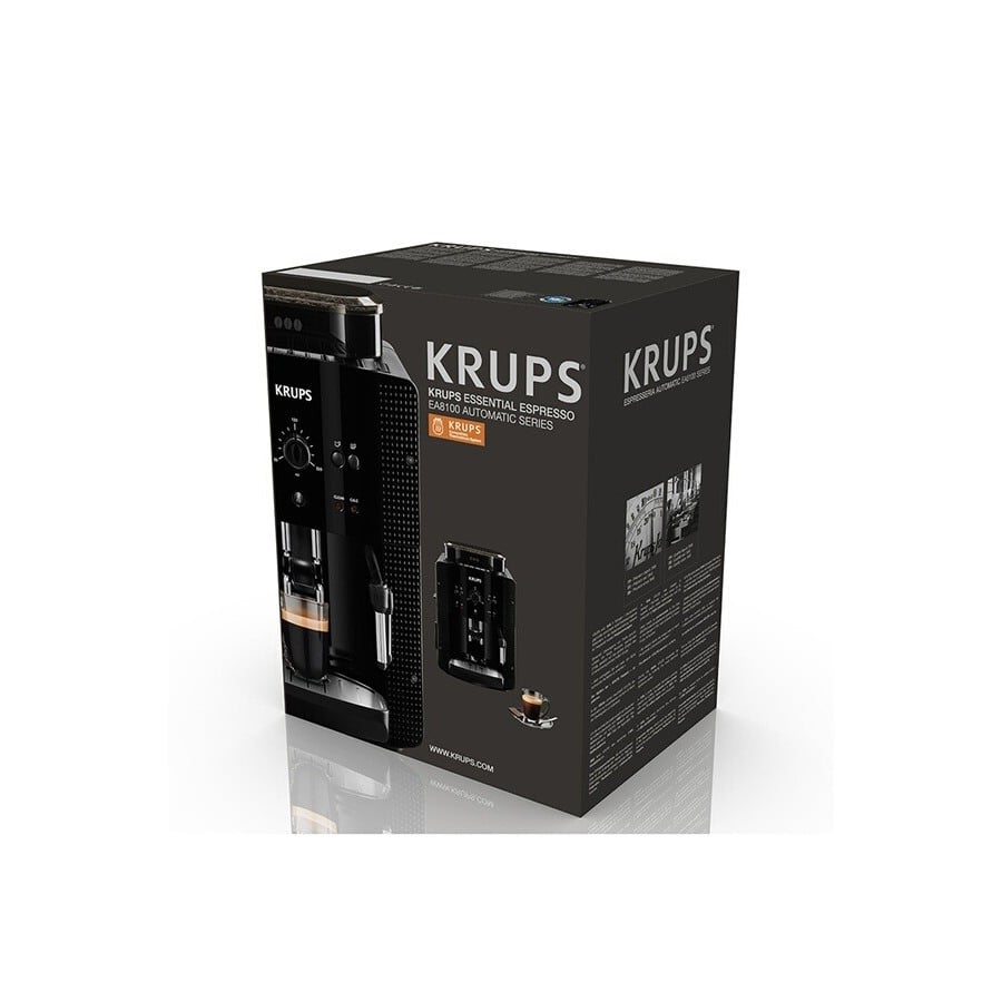 Krups ESSENTIAL Noire Expresso broyeur à café grains YY4540FD + 2 paquets café Starbucks n°10