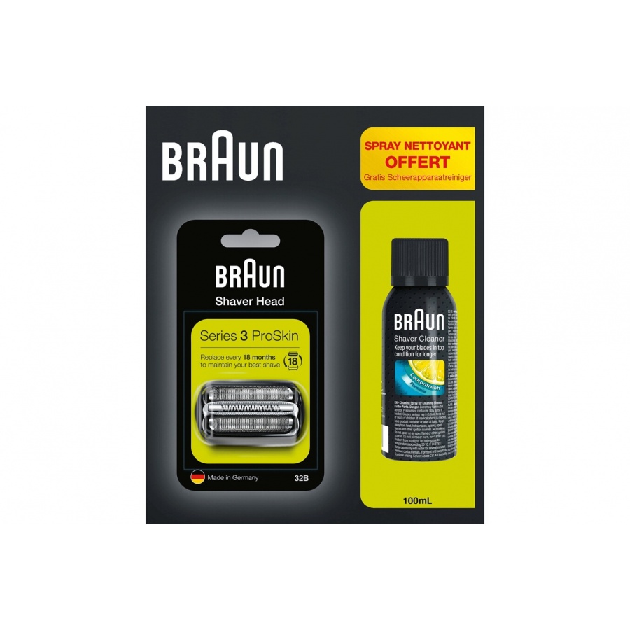 Braun 32B+spray nettoyant n°1