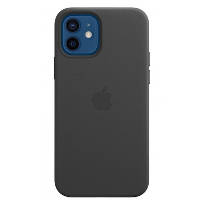Apple Coque en cuir MagSafe pour iPhone 12 et 12 Pro - Black
