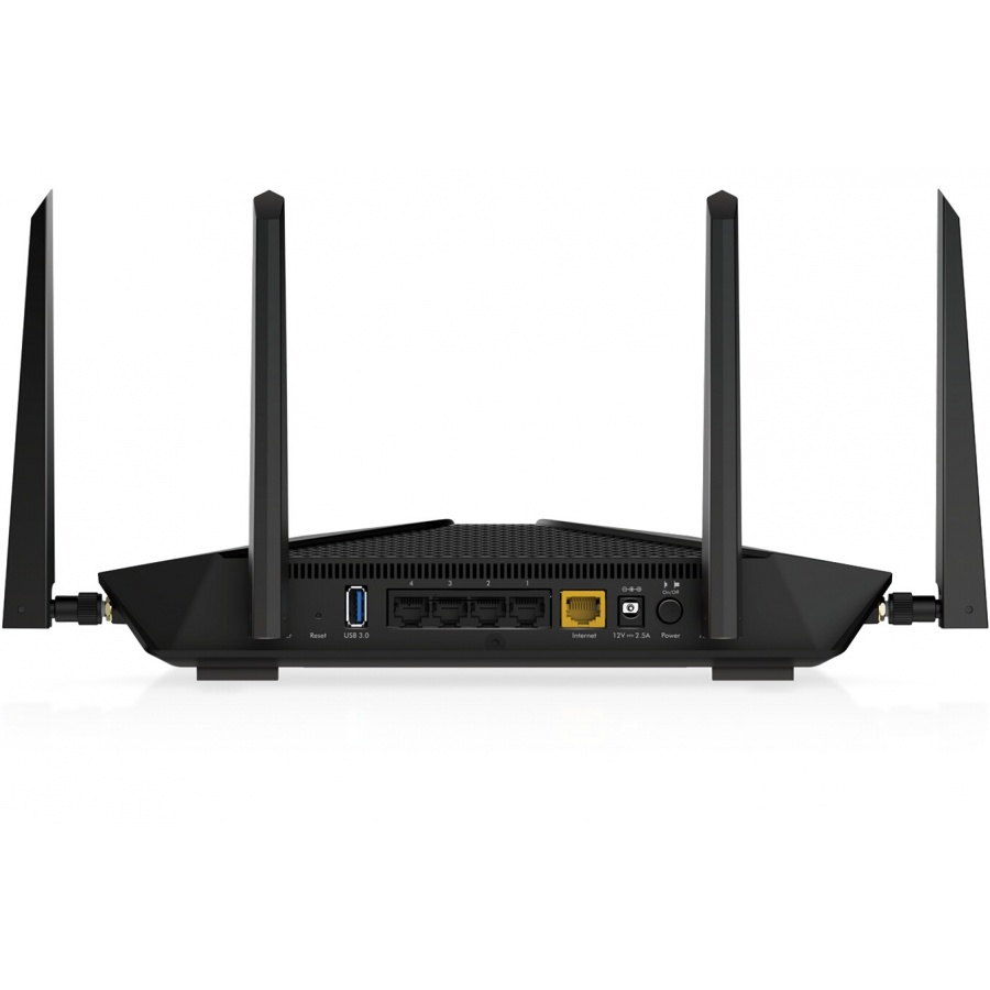 Kit réseau Netgear Routeur WIFI 6 AX1800 Dual Band - Jusqu'à 20 appareils -  4 ports Ethernet et 1 Port WAN - DARTY Réunion