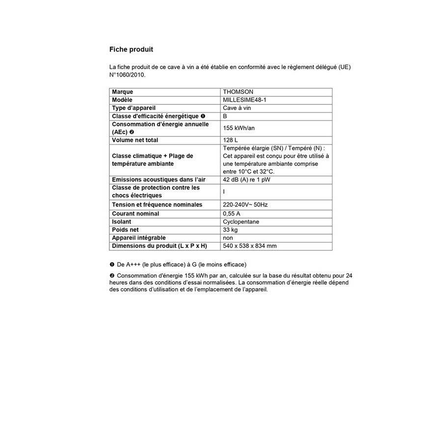 Thomson MILLESIME 48-1 n°6