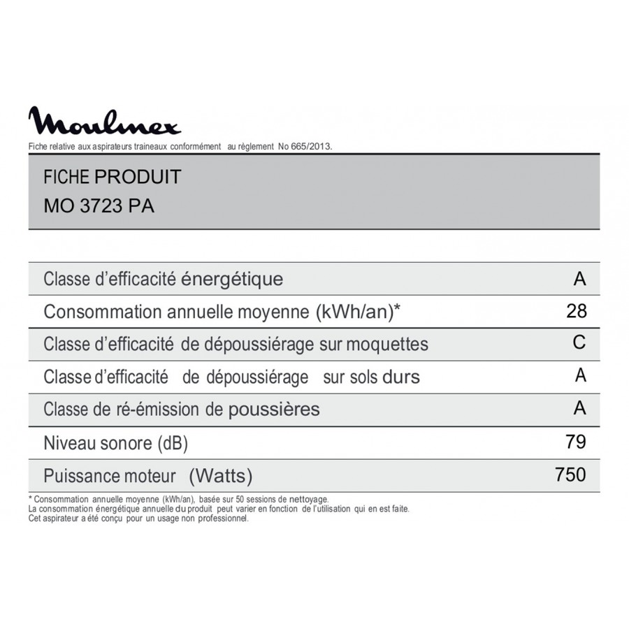 Moulinex MO3723PA COMPACT POWER CYCLONIC n°5