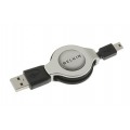 Belkin USB A/Mini B Enrouleur 1M