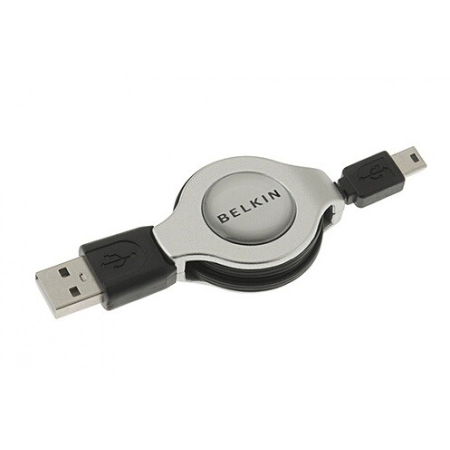 Belkin USB A/Mini B Enrouleur 1M n°1