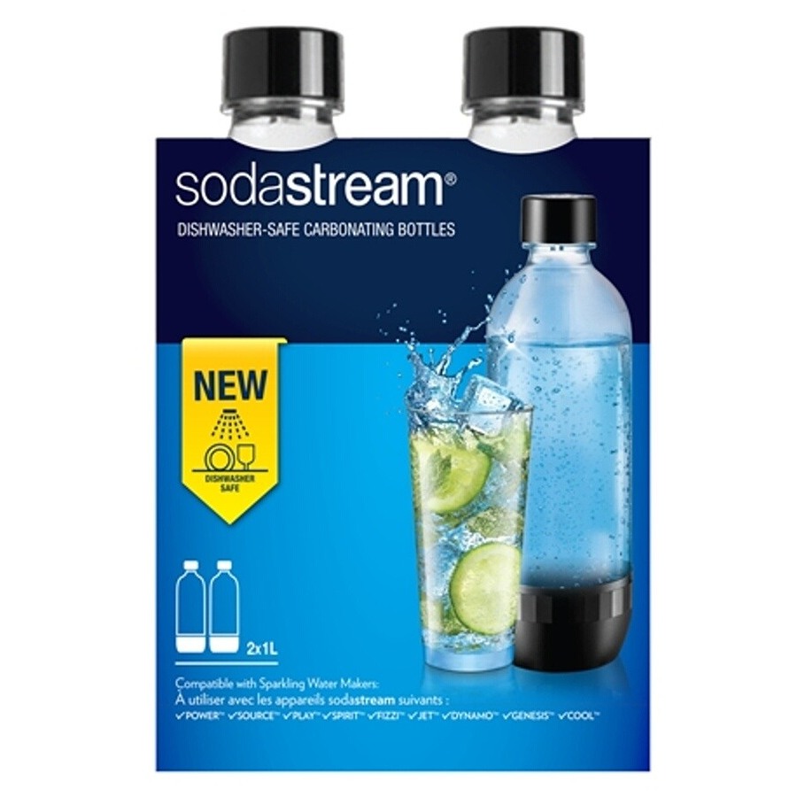 Sodastream Pack 2 Bouteilles de gazéification 1L