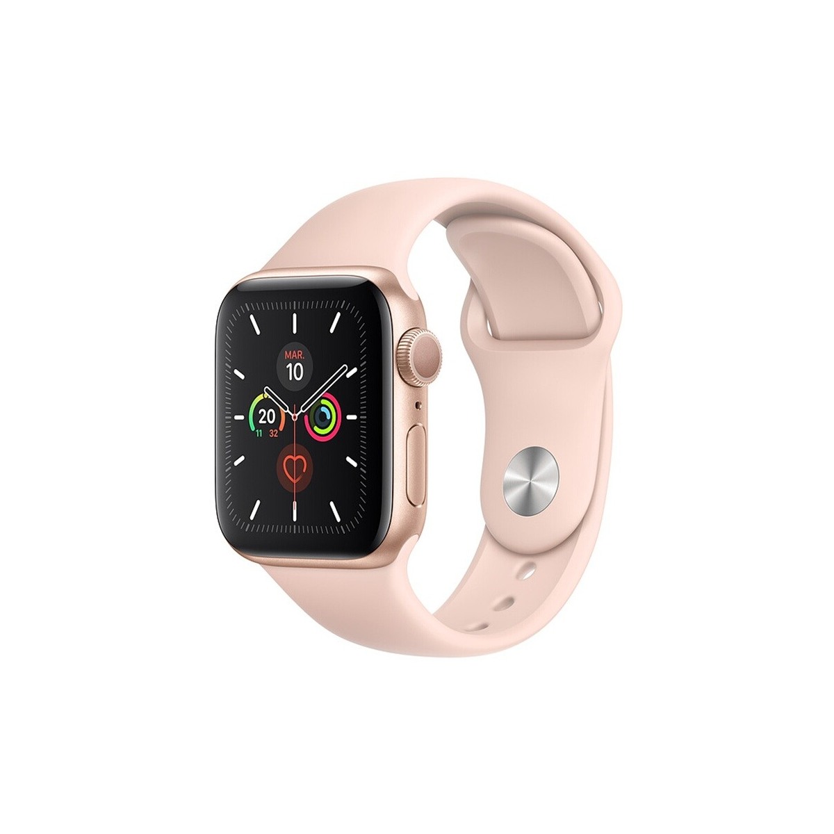 Montre connectée Apple Watch Series 5 GPS 40mm, Boitier Aluminium Or