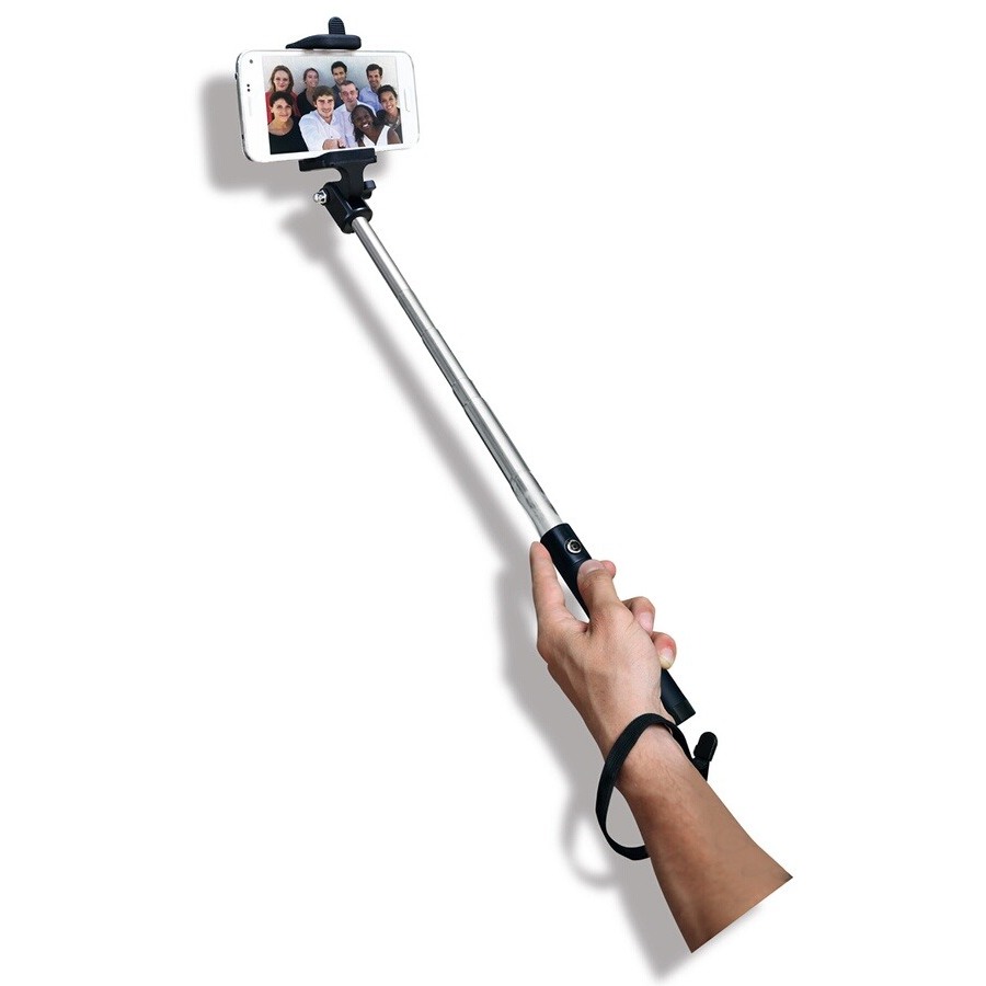 Temium Perche selfie extensible Bluetooth noire pour smartphone n°2