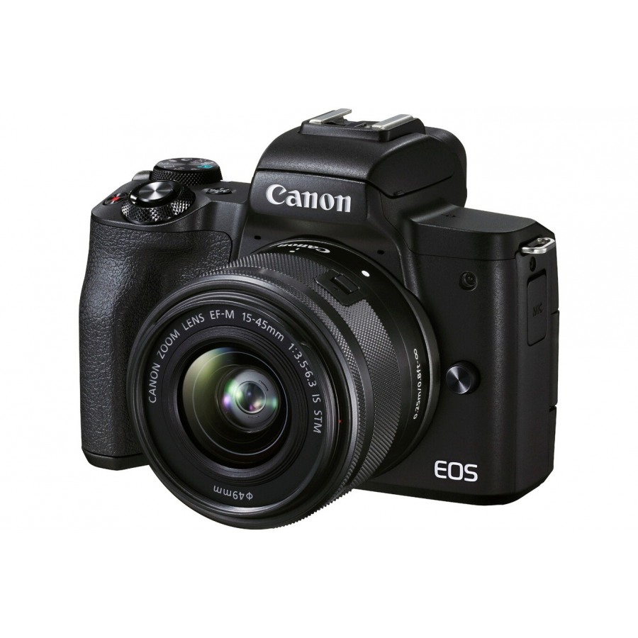 Canon Pack EOS M50 Mark II Noir + EF-M 15-45 mm f/3.5-6.3 IS STM + Etui + Carte SD 16 Go n°3