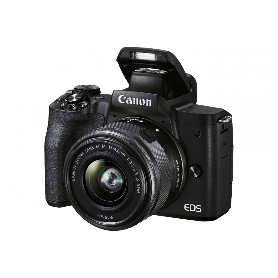 Canon Pack EOS M50 Mark II Noir + EF-M 15-45 mm f/3.5-6.3 IS STM + Etui + Carte SD 16 Go n°4