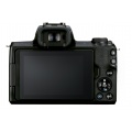 Canon Pack EOS M50 Mark II Noir + EF-M 15-45 mm f/3.5-6.3 IS STM + Etui + Carte SD 16 Go