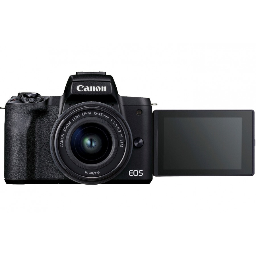 Canon Pack EOS M50 Mark II Noir + EF-M 15-45 mm f/3.5-6.3 IS STM + Etui + Carte SD 16 Go n°6