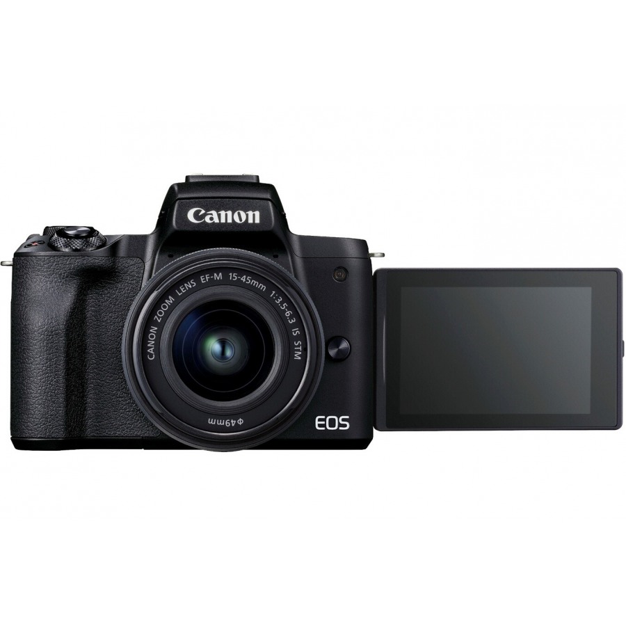 Canon Pack EOS M50 Mark II Noir + EF-M 15-45 mm f/3.5-6.3 IS STM + EF-M 55-200 mm f/4.5-6.3 IS STM Noir + Etui + Carte SD 16 Go n°5