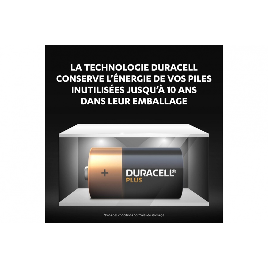 Pile Duracell Pack de 2 piles alcalines C Duracell Plus, 1.5V LR14 - DARTY  Réunion