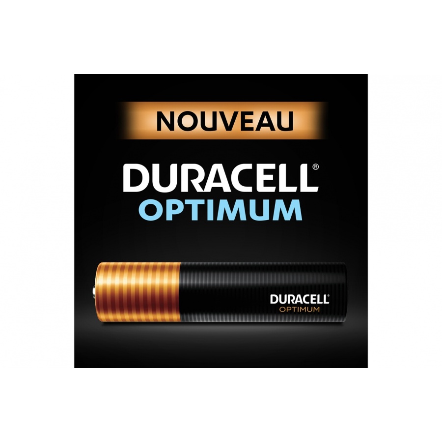 Duracell Pack de 4 piles alcalines AAA Duracell Optimum, 1,5 V LR03 n°2