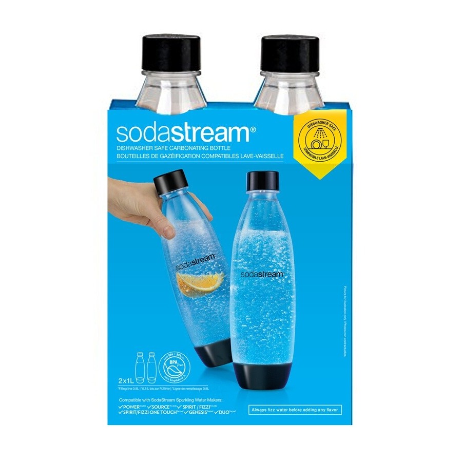 Sodastream Pack 2 Bouteilles Fuse 1L lave-vaisselle n°1