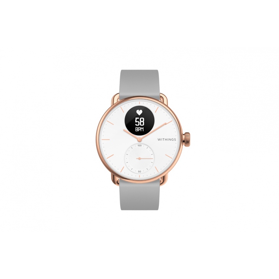 Montre connectée Withings Scanwatch 38mm Rosegold - DARTY Réunion
