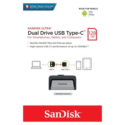 Sandisk DUAL TYPE C 128GB