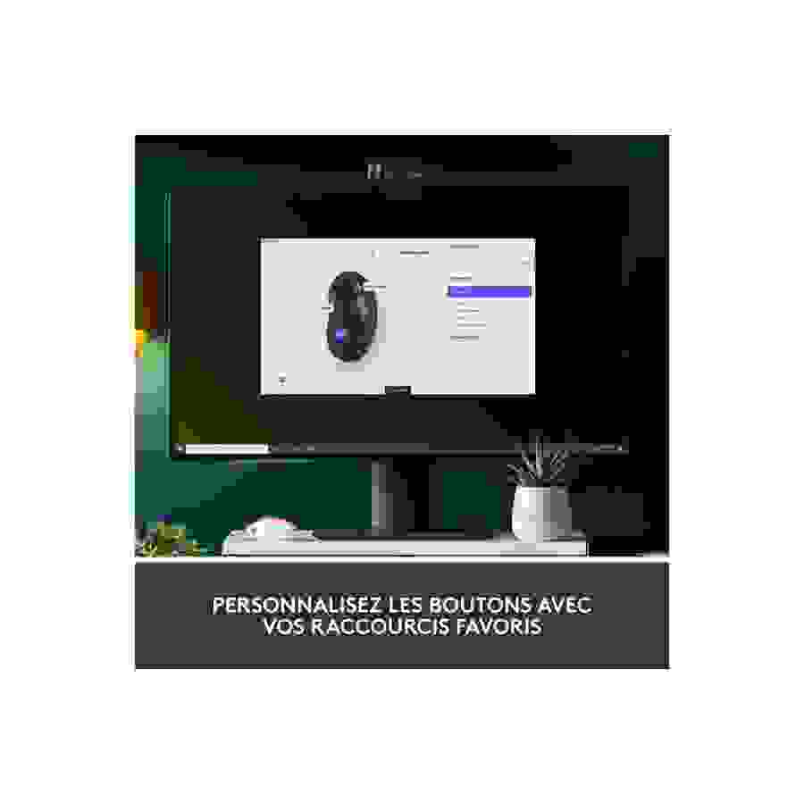 Logitech Sans Fil  Signature M650 Silencieuse, Bluetooth - Gris graphite n°4