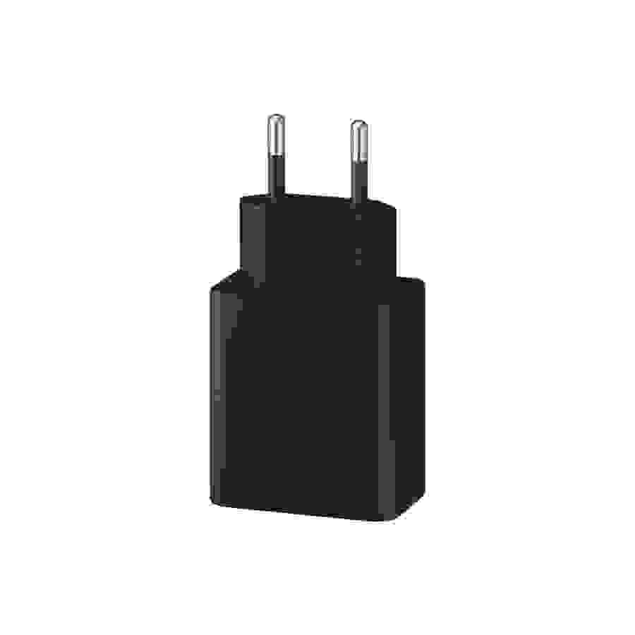 Mini chargeur noir secteur 220V pour téléphones, tablettes ou lecte